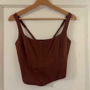 NWT Abercrombie Corset Crop Tank